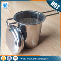 Extra-fine double mesh stainless steel coffee tea infuser /tea filter strainer